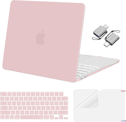 MOSISO Crack-Resistant Cover Compatible with MacBook Neo Case 13 inch 2026 Release Model A3404 with A18 Pro Chip, Protective Hard Shell&Keyboard Cover&Screen Film&Type C