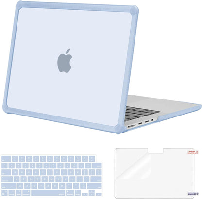 MOSISO Compatible with MacBook Pro 14 inch Case M5-M1 2026-2021 A3427 A3426 A3434 A3112 A3185 A3401 A2918 A2992 A2779 A2442,3 in 1 Kit Anti-Crack Hard Shell with TPU Bumper
