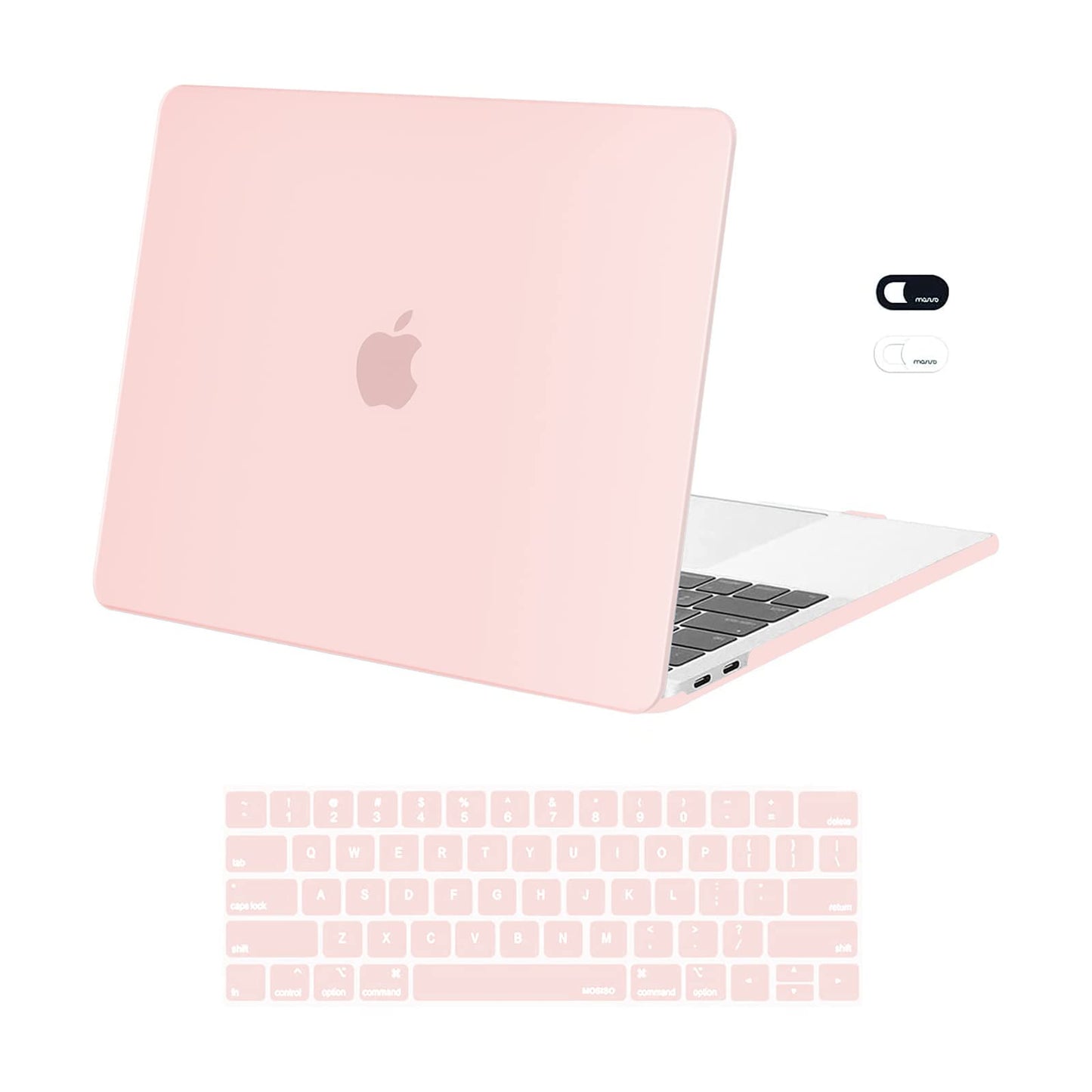 MOSISO Compatible with MacBook Pro 13 inch Case M2 2025, 2024, 2023-2016 A2338 M1 A2251 A2289 A2159 A1989 A1708 A1706, Plastic Hard Case&Keyboard Skin&Webcam Cover for MacBook Pro 13.3, Lavender Gray