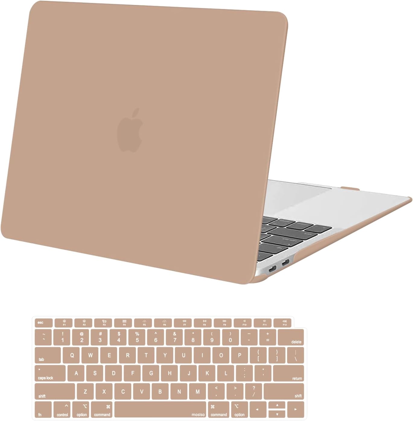 MOSISO Compatible with MacBook Air 13 inch Case M1 2021 2020 2019 2018 Release A2337 A2179 A1932 Touch ID, Plastic Hard Shell Cover&Keyboard Cover for MacBook Air 13.3 inch Case M1, Transparent mysite