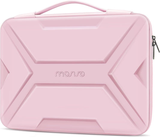 MOSISO X Geometric EVA Hard Shell Laptop Carry Case with PU Handle, Shockproof Waterproof, Fits 13-17.3 Inch MacBook HP Dell Lenovo Notebook