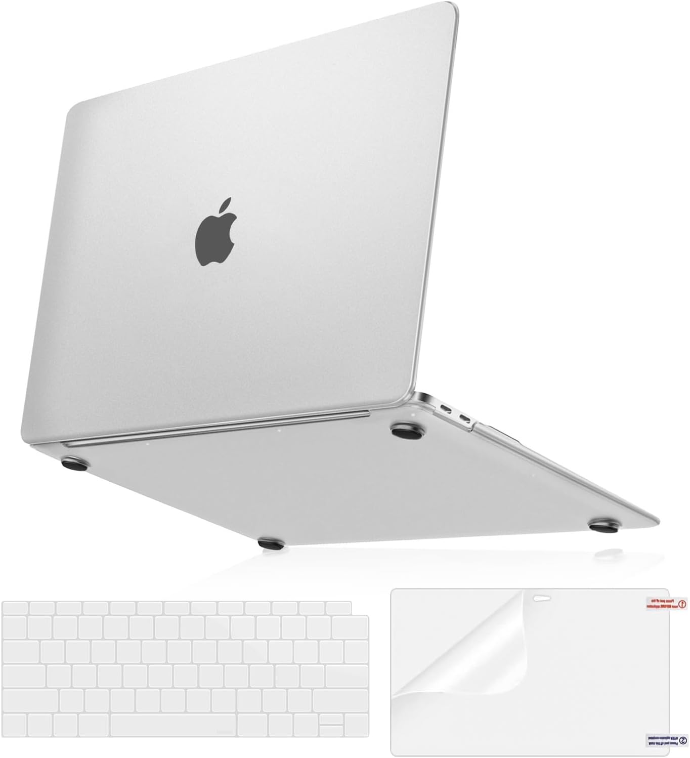 MOSISO Compatible with MacBook Air 13 inch Case 2022 2021 2020 2019 2018 A2337 M1 A2179 A1932, 3 in 1 Kit Seamlessly Closes Crack-Resistant&Reduces-Fingerprints Hard Shell
