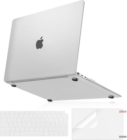 MOSISO Compatible with MacBook Air 13 inch Case 2022 2021 2020 2019 2018 A2337 M1 A2179 A1932, 3 in 1 Kit Seamlessly Closes Crack-Resistant&Reduces-Fingerprints Hard Shell