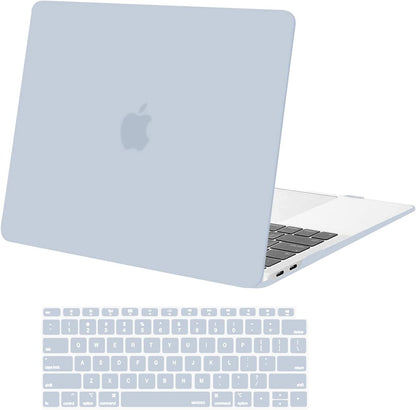 MOSISO Compatible with MacBook Air 13 inch Case M1 2021 2020 2019 2018 Release A2337 A2179 A1932 Touch ID, Plastic Hard Shell Cover&Keyboard Cover for MacBook Air 13.3 inch Case M1, Transparent mysite
