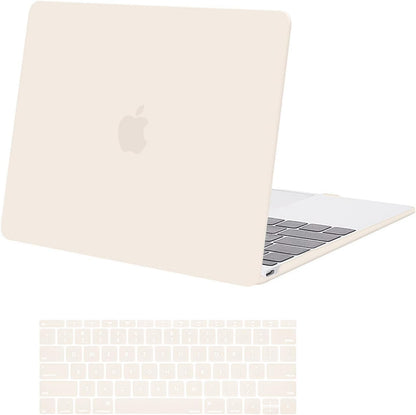 MOSISO Compatible with MacBook 12 inch Case A1534,2017-2015,  Protective Scratch-Resistant Plastic Hard Shell Case & Keyboard Cover Skin