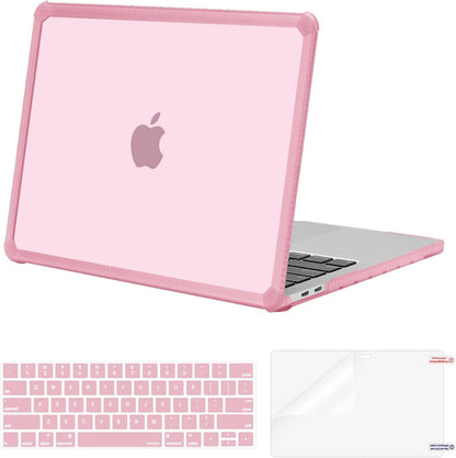 MOSISO Crack-Resistant Cover Compatible with MacBook Pro 13 inch Case M2/M1 2026-2016 A2338 A2251 A2289 A2159 A1989 A1708 A1706,Heavy Duty Shell with TPU Bumper&Keyboard Cover&ScreenFilm