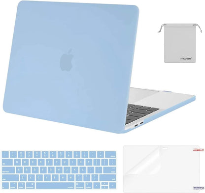 MOSISO Compatible with MacBook Pro 13 inch Case M2 2026 2025 2024 2023 2022-2016 A2338 M1 A2251 A2289 A2159 A1989 A1708 A1706,Plastic Hard Shell&Keyboard Cover&Screen Film&Storage Bag, Black