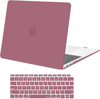 MOSISO Compatible with MacBook Air 13 inch Case M1 2021 2020 2019 2018 Release A2337 A2179 A1932 Touch ID, Plastic Hard Shell Cover&Keyboard Cover for MacBook Air 13.3 inch Case M1, Transparent mysite