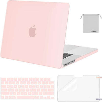 MOSISO 4in1 MultiColor Hard Shell Case Compatible with MacBook Pro 16 Inch M5-M1 Protective Laptop Cover With Keyboard Cover Screen Film Storage Pouch