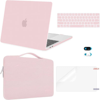 MOSISO Compatible with MacBook Pro 13 inch Case M2 2026, 2025, 2024-2016 A2338 M1 A2251 A2289 A2159 A1989 A1708 A1706, Plastic Hard Case&Bag&Keyboard Skin&Webcam Cover&Screen Protector, Avocado Green