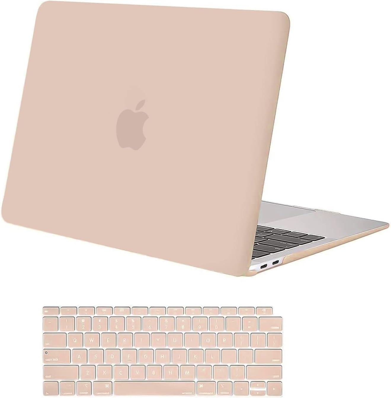 MOSISO Compatible with MacBook Air 13 inch Case M1 2021 2020 2019 2018 Release A2337 A2179 A1932 Touch ID, Plastic Hard Shell Cover&Keyboard Cover for MacBook Air 13.3 inch Case M1, Transparent mysite