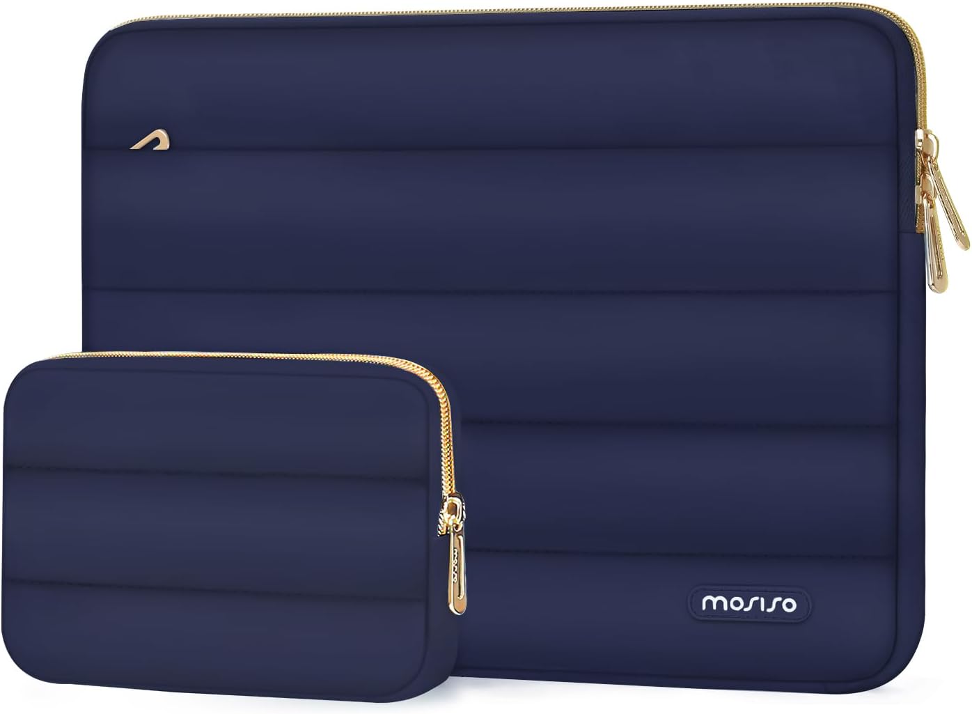 MOSISO Laptop Case 14 inch, 14 inch Puffy Laptop Sleeve Compatible with HP Lenovo Dell ASUS Acer, HP Stream, Dell Latitude, Lenovo IdeaPad, Polyester Horizontal Bag with Small Case, Antique Green mysite