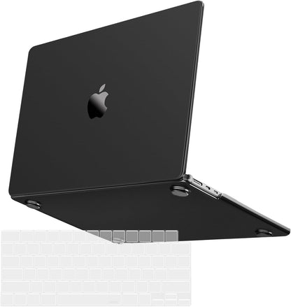 MOSISO Ultra-Thin Seamless Cover Compatible with MacBook Air 13 inch Case M2-M5 2022-2026 A3449 A3240 A3113 A2681, 2 in 1 Anti-Fingerprint Hard Shell Set