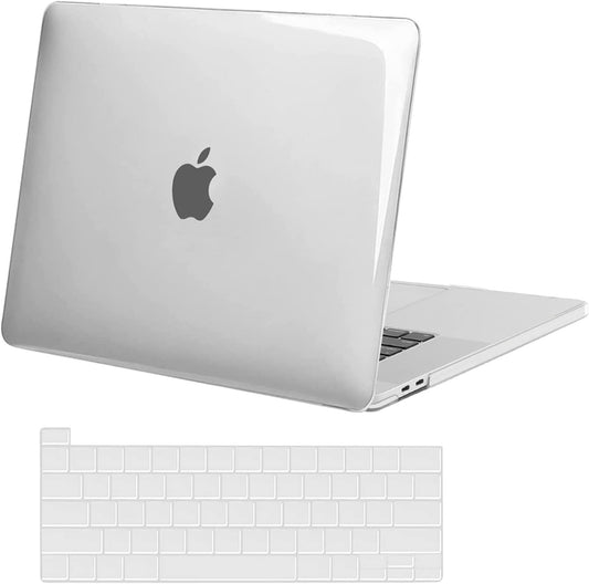 MOSISO Compatible with MacBook Pro 16 inch Case 2020 2019 Release A2141 with Touch Bar Touch ID, Ultra Slim Protective Plastic Hard Shell Case & Keyboard Cover Skin, Crystal Clear