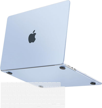 MOSISO Ultra-Thin Seamless Cover Compatible with MacBook Air 13 inch Case M2-M5 2022-2026 A3449 A3240 A3113 A2681, 2 in 1 Anti-Fingerprint Hard Shell Set