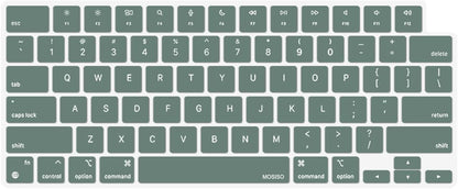 MOSISO Keyboard Cover Skin Compatible with MacBook Air 15 inch M3 A3114 M2 A2941/Air 13.6 A3113 A2681/Pro 14/16 M4 M3 M2 M1