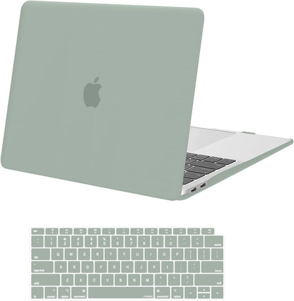 MOSISO Compatible with MacBook Air 13 inch Case M1 2021 2020 2019 2018 Release A2337 A2179 A1932 Touch ID, Plastic Hard Shell Cover&Keyboard Cover for MacBook Air 13.3 inch Case M1, Transparent mysite