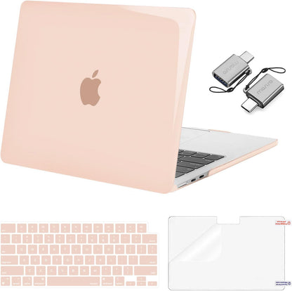 MOSISO Compatible with MacBook Air 13 inch Case M2-M5 2022-2026 A3449 A3240 A3113 A2681, 3 in 1 Heavy Duty Crack Resistant Hard Case with TPU Bumper