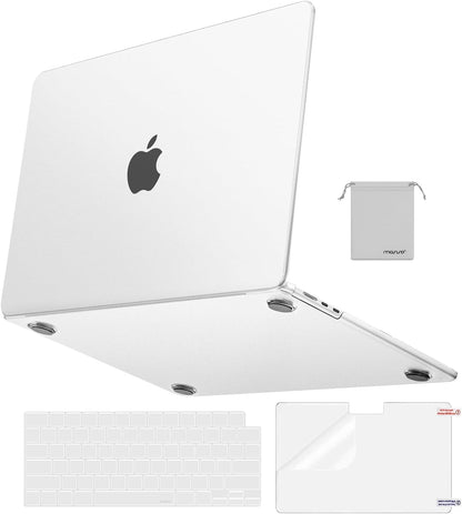 MOSISO Compatible with MacBook Air 13 inch Case M2-M5 2022-2026 A3449 A3240 A3113 A2681, 4 in 1 Matte Hard Shell Kit, Anti-Fingerprint Ultra Thin