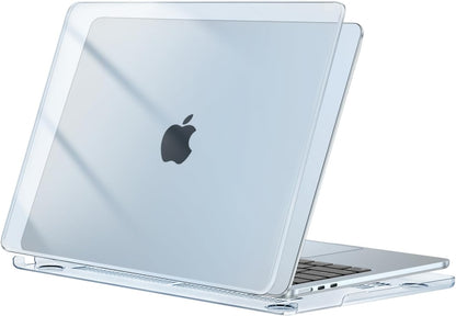 MOSISO Compatible with MacBook Air 13 inch Case 2025 2024 2023 2022 Release M4 A3240 M3 A3113 M2 A2681, Protective Plastic Hard Shell Cover Compatible with MacBook Air 13.6 inch Case, Black