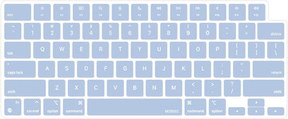 MOSISO Keyboard Cover Skin Compatible with MacBook Air 15 inch M3 A3114 M2 A2941/Air 13.6 A3113 A2681/Pro 14/16 M4 M3 M2 M1