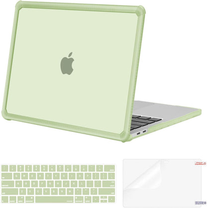 MOSISO Crack-Resistant Cover Compatible with MacBook Pro 13 inch Case M2/M1 2026-2016 A2338 A2251 A2289 A2159 A1989 A1708 A1706,Heavy Duty Shell with TPU Bumper&Keyboard Cover&ScreenFilm