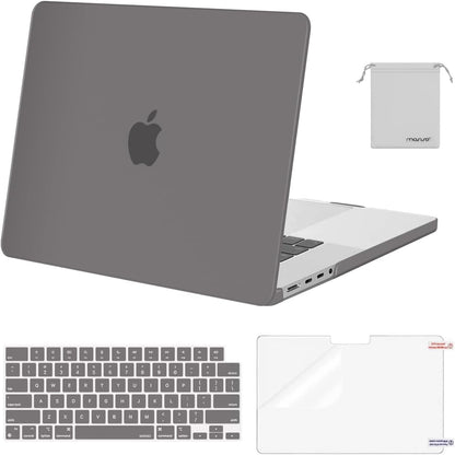 MOSISO 4in1 MultiColor Hard Shell Case Compatible with MacBook Pro 16 Inch M5-M1 Protective Laptop Cover With Keyboard Cover Screen Film Storage Pouch