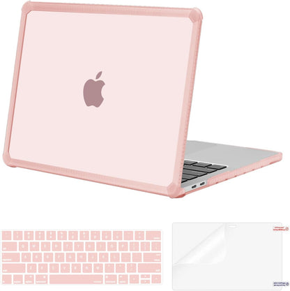 MOSISO Crack-Resistant Cover Compatible with MacBook Pro 13 inch Case M2/M1 2026-2016 A2338 A2251 A2289 A2159 A1989 A1708 A1706,Heavy Duty Shell with TPU Bumper&Keyboard Cover&ScreenFilm