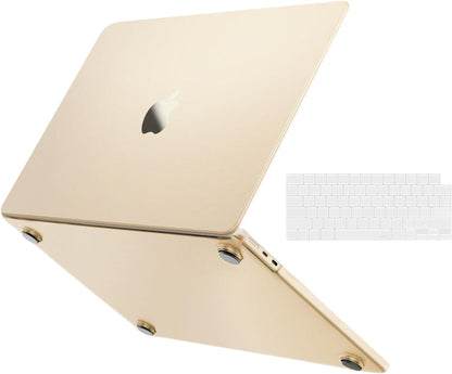 MOSISO 2 in 1 Seamless Anti-Crack Anti-Fingerprint Hard Case Compatible with MacBook Air 15 Inch M5-M2 Color Matching Shell With Keyboard Cover