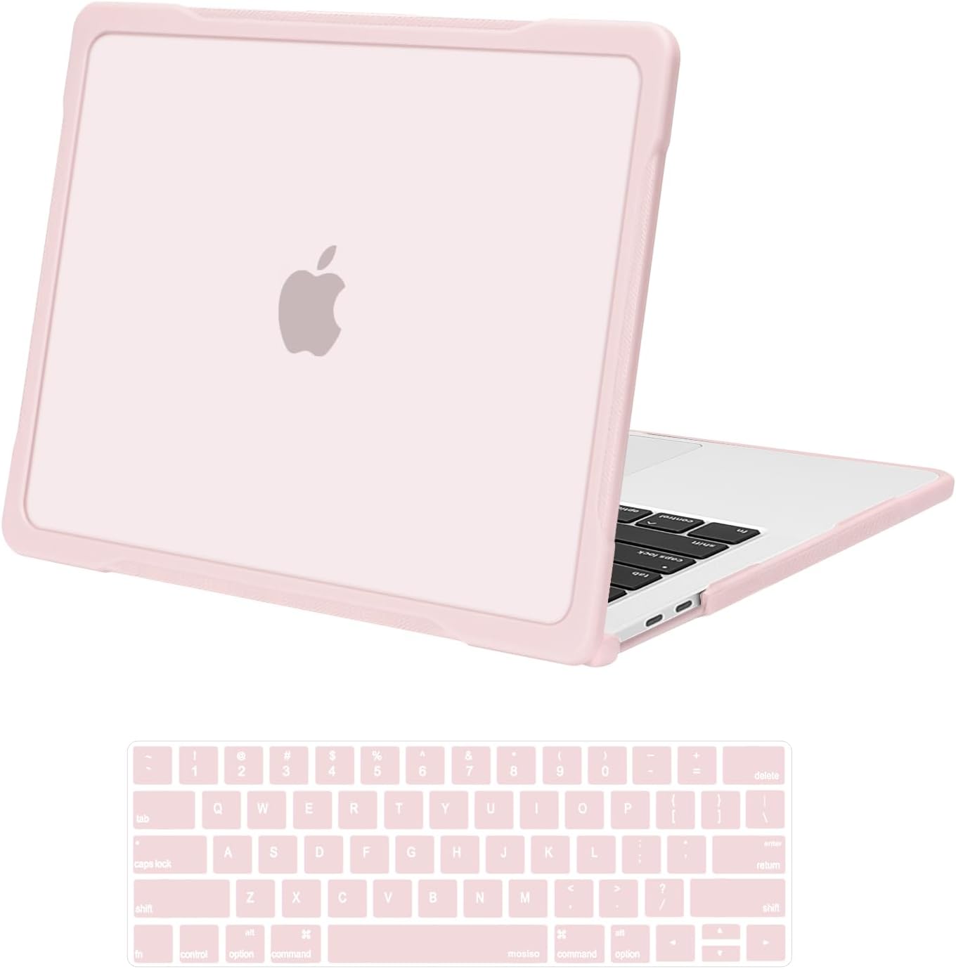 MOSISO Compatible with MacBook Pro 13 inch Case M2 2026-2016 A2338 M1 A2251 A2289 A2159 A1989 A1708 A1706, Crack-Resistant Plastic Hard Case with Soft TPU Bumper&Keyboard Cover