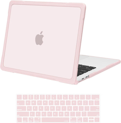 MOSISO Compatible with MacBook Pro 13 inch Case M2/M1 2026-2016 A2338 A2251 A2289 A2159 A1989 A1708 A1706, Crack-Resistant Plastic Hard Case with Soft TPU Bumper&Keyboard Cover