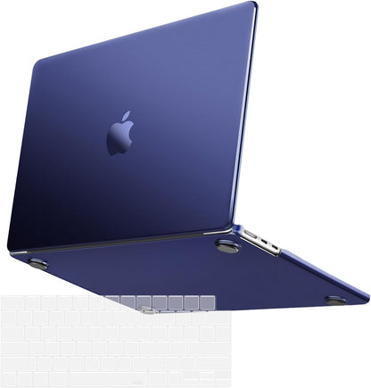 MOSISO Ultra-Thin Seamless Cover Compatible with MacBook Air 13 inch Case M2-M5 2022-2026 A3449 A3240 A3113 A2681, 2 in 1 Anti-Fingerprint Hard Shell Set