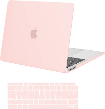 MOSISO Compatible with MacBook Air 13 inch Case M1 2021 2020 2019 2018 Release A2337 A2179 A1932 Touch ID, Plastic Hard Shell Cover&Keyboard Cover for MacBook Air 13.3 inch Case M1, Transparent mysite