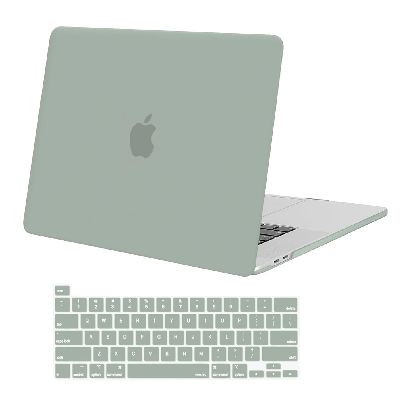 MOSISO Compatible with MacBook Pro 16 inch Case 2020 2019 Release A2141 with Touch Bar Touch ID, Ultra Slim Protective Plastic Hard Shell Case & Keyboard Cover Skin, Crystal Clear