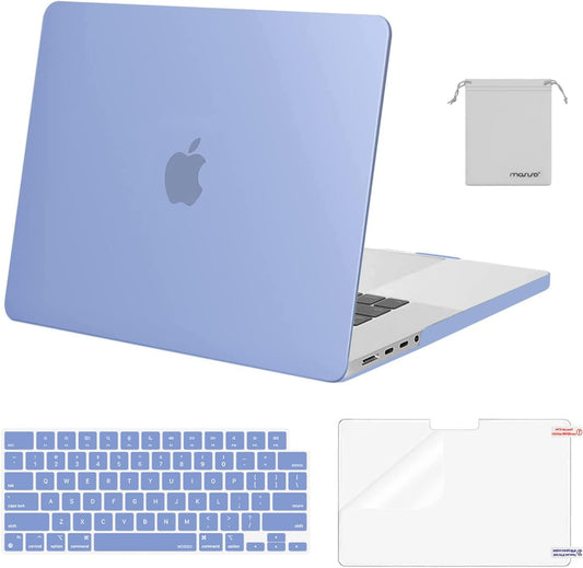 MOSISO 4 in 1 Multi-Color Hard Shell Case Compatible with MacBook Pro 16 Inch M5 2026 M4 M3 M2 M1 2021-2025 A3429 A3428 A3403 A3186 A2991 A2780 A2485, Protective Laptop Cover With Keyboard Cover Screen Film Storage Pouch