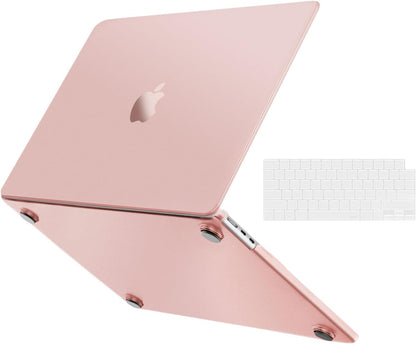 MOSISO 2 in 1 Seamless Anti-Crack Anti-Fingerprint Hard Case Compatible with MacBook Air 15 Inch M5-M2 Color Matching Shell With Keyboard Cover