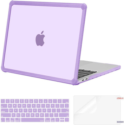 MOSISO Crack-Resistant Cover Compatible with MacBook Pro 13 inch Case M2/M1 2026-2016 A2338 A2251 A2289 A2159 A1989 A1708 A1706,Heavy Duty Shell with TPU Bumper&Keyboard Cover&ScreenFilm
