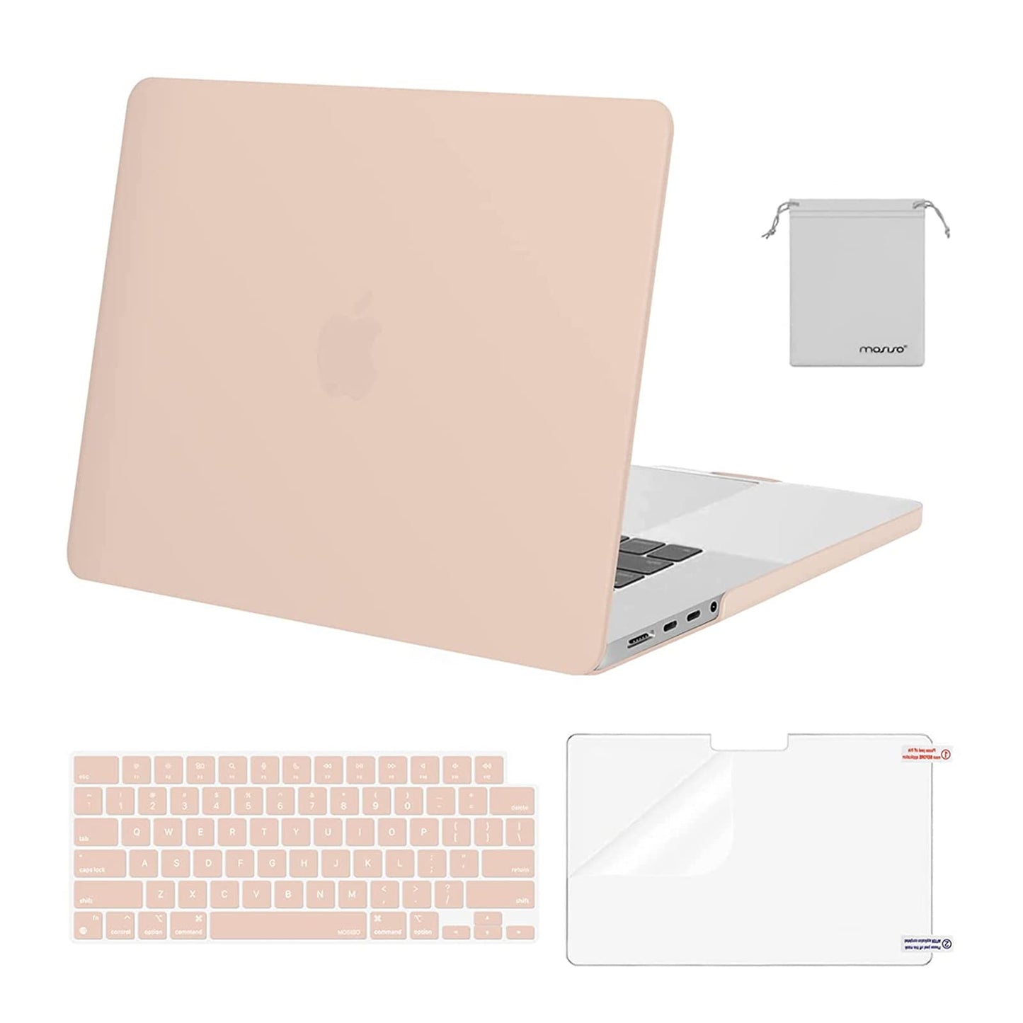 MOSISO Compatible with MacBook Pro 16 inch Case 2025 2024 2023 2022 2021 M4 M3 M2 M1 A3403 A3186 A2991 A2780 A2485 Pro Max, Plastic Hard Shell&Keyboard Cover&Screen Film&Storage Bag, Navy Blue