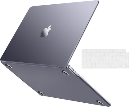 MOSISO 2 in 1 Seamless Anti-Crack Anti-Fingerprint Hard Case Compatible with MacBook Air 15 Inch M5-M2 Color Matching Shell With Keyboard Cover