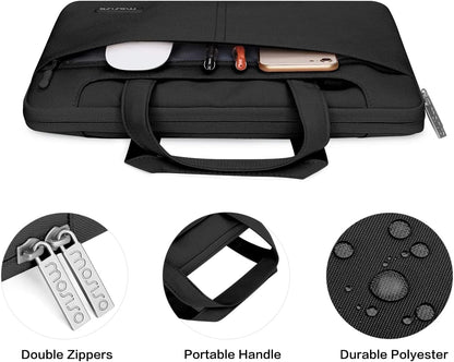 MOSISO Compatible with MacBook Pro 13 inch Case M2 2023, 2022-2016 A2338 M1 A2251 A2289 A2159 A1989 A1708 A1706, Plastic Hard Case&Shoulder Bag&Keyboard Skin&Screen Protector&Storage Bag, Black iMosiso