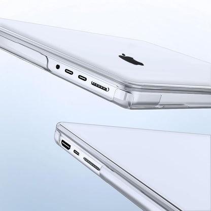 MOSISO Compatible with MacBook Pro 14 inch Case 2025 2024 2023 2022 2021 M4 M3 M2 M1 A3112 A3185 A3401 A2918 A2992 A2779 A2442, Plastic Hard Shell&Keyboard Cover&Screen Film&Pouch, Transparent