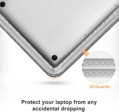 MOSISO 360 Protective Laptop Bag, 15.6 inch Computer Bag Compatible with MacBook Pro 16, HP, Dell, Asus Notebook, Side Open Messenger Bag with 2 Rectangle Zipper Pockets & Extendable Handle, Gray iMosiso