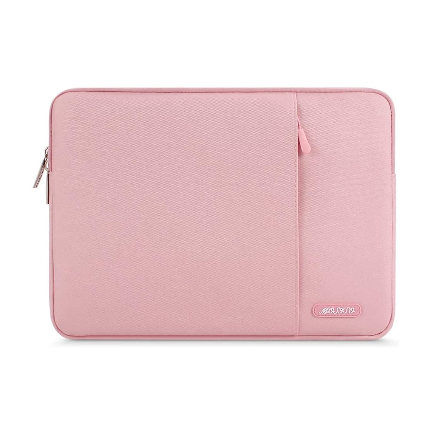 MOSISO Polyester Vertical Laptop Sleeve with Front Pocket, 12.3-18.5 Inch Universal Fit for MacBook Pro 16 M1/M2/M3/M4/M5, HP Dell Lenovo Acer Asus, Compatible with MacBook Neo, Dozens of Colors Available