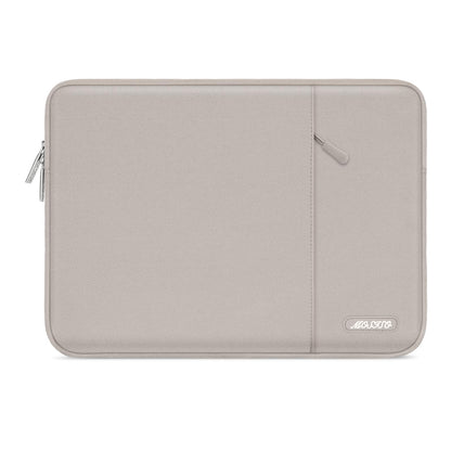 MOSISO Polyester Vertical Laptop Sleeve with Front Pocket, 12.3-18.5 Inch Universal Fit for MacBook Pro 16 M1/M2/M3/M4/M5, HP Dell Lenovo Acer Asus, Compatible with MacBook Neo, Dozens of Colors Available