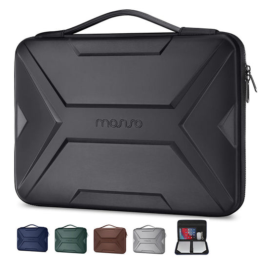 MOSISO 13-14 inch Laptop Hard Case, 13.3 inch , 15-16 inch Laptop Hard Case, 15.6 inch,Waterproof Shockproof Computer Bag Compatible with MacBook HP Dell,Artistic Geometric EVA Carrying Sleeve Laptop Case Hard Shell with Handle