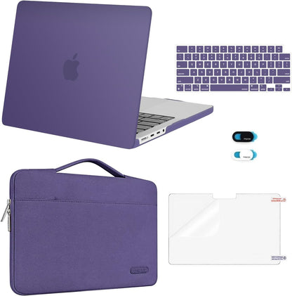 MOSISO Compatible with MacBook Pro 14 inch Case M5-M1 2026-2021 A3427 A3426 A3434 A3112 A3185 A3401 A2918 A2992 A2779 A2442, Case&Bag&Keyboard Skin&Webcam Cover&ScreenFilm