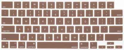 MOSISO Keyboard Cover Skin Compatible with MacBook Air 15 inch M3 A3114 M2 A2941/Air 13.6 A3113 A2681/Pro 14/16 M4 M3 M2 M1