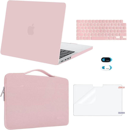 MOSISO Compatible with MacBook Pro 14 inch Case M5-M1 2026-2021 A3427 A3426 A3434 A3112 A3185 A3401 A2918 A2992 A2779 A2442, Case&Bag&Keyboard Skin&Webcam Cover&ScreenFilm