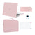 MOSISO Compatible with MacBook Pro 14 inch Case 2025 2024 2023 2022 2021 M4 M3 M2 M1 A3112 A3185 A3401 A2918 A2992 A2779 A2442, Hard Case&Bag&Keyboard Cover&Webcam Cover&Screen Film, Rose Quartz