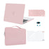 MOSISO Compatible with MacBook Pro 14 inch Case 2025 2024 2023 2022 2021 M4 M3 M2 M1 A3112 A3185 A3401 A2918 A2992 A2779 A2442, Hard Case&Bag&Keyboard Cover&Webcam Cover&Screen Film, Rose Quartz
